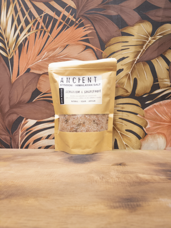 Bath Salt Himalaya Salt: Geranium & Grapefruit