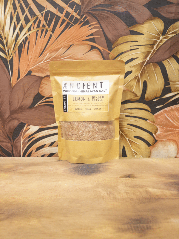 Bath Salt Himalaya Salt: Lemon Ginger & Orange